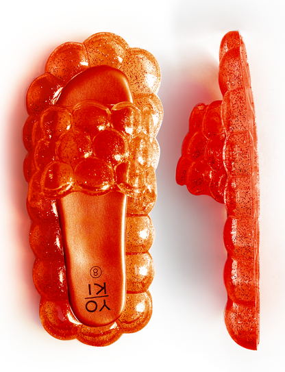 ADULT ELECTRIC ORANGE BUBBLE SLIDES